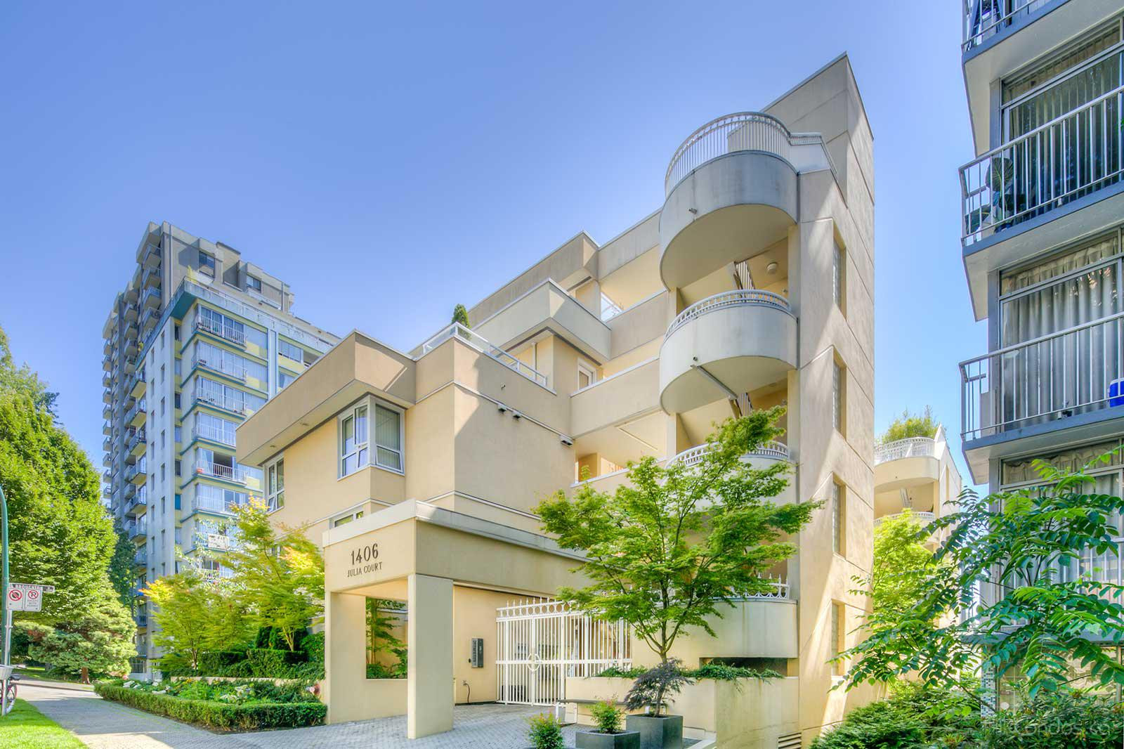 Julia Court at 1406 Harwood St, Vancouver 0