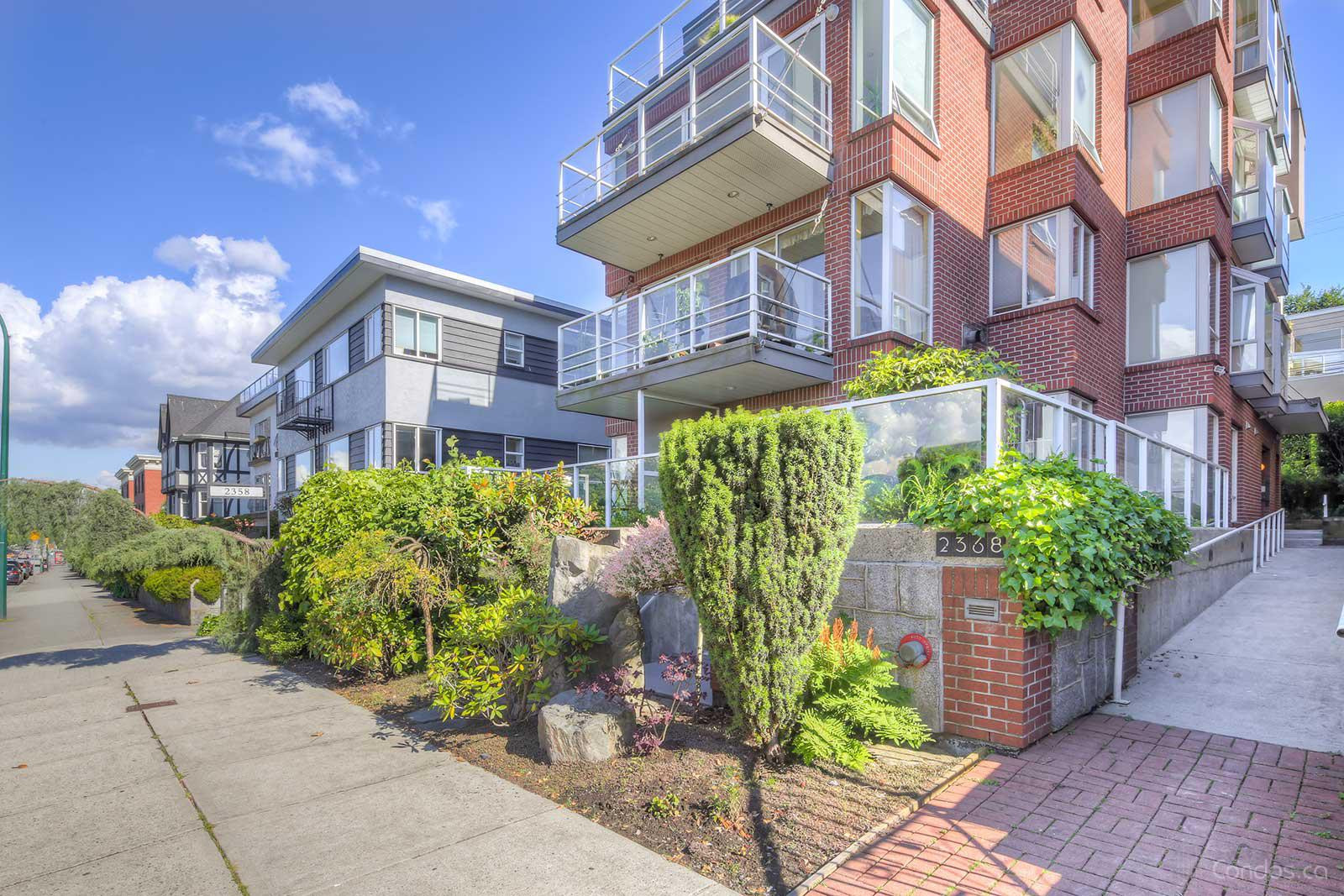 The Beachview Terrace at 2368 Cornwall Ave, Vancouver 1