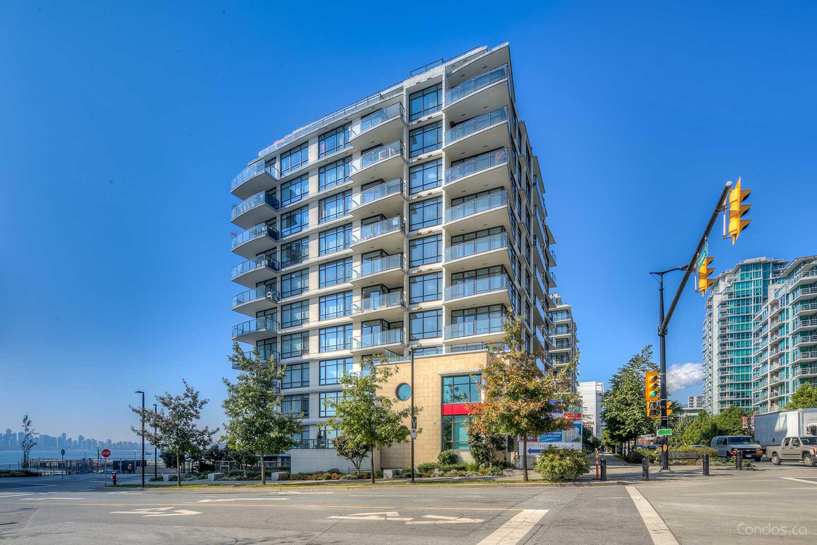 Atrium At The Pier at 162 Victory Ship Way, North Vancouver City 1