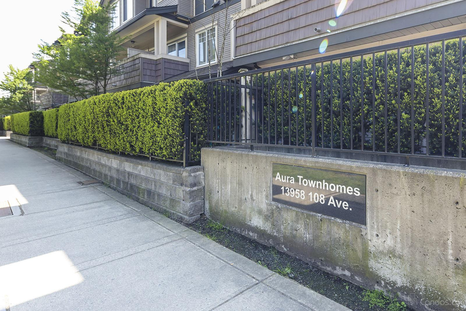 Aura Townhomes at 13958 108 Ave, Surrey 1