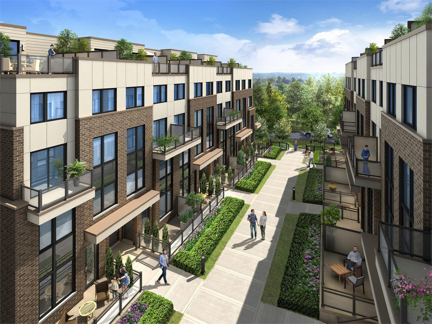 Market District Urban Towns at 1466 Whites Rd N, Pickering 1