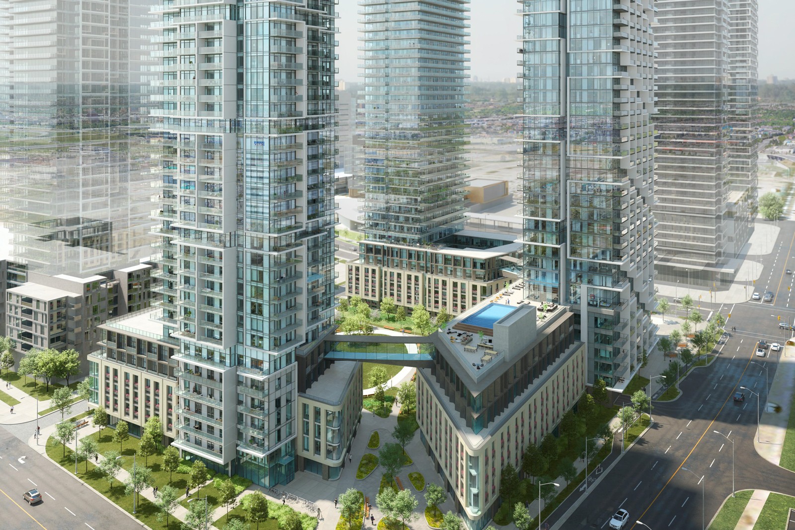 Transit City 4 & 5 at 100 Portage Pkwy, Vaughan 1