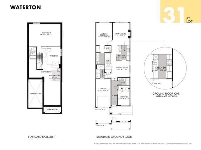 WATERTON - ELEVATION F