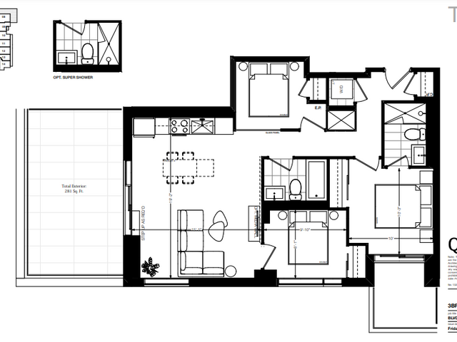 Q3BC (3BR Terrace)