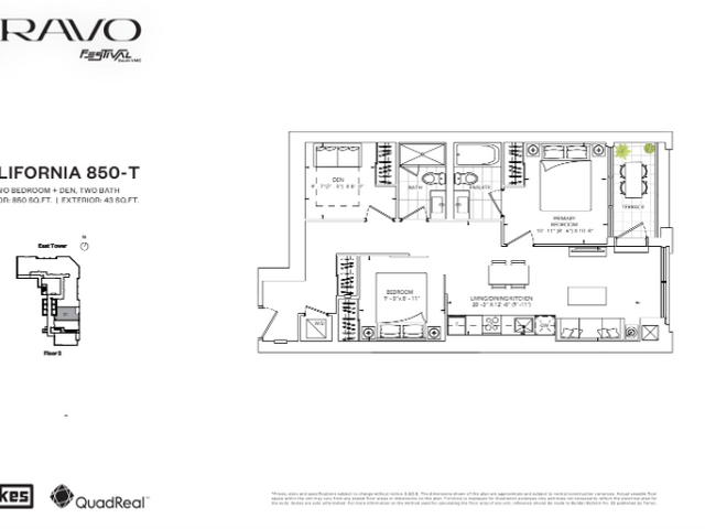 CALIFORNIA 850-T (East Tower)