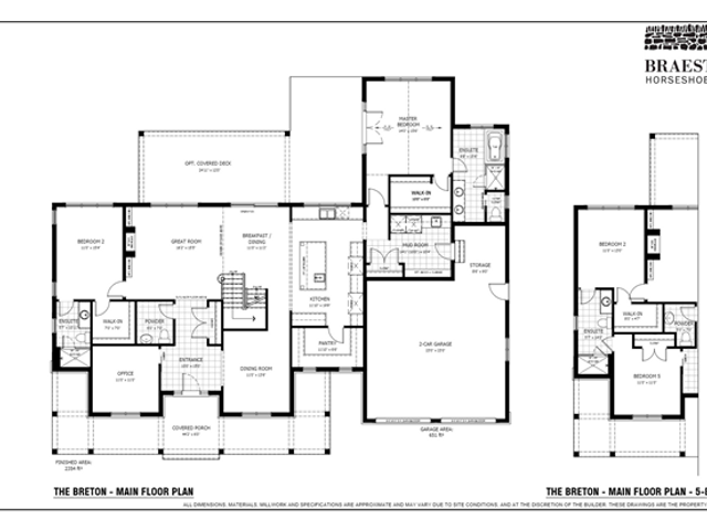 Breton 3 BR - Elevation A