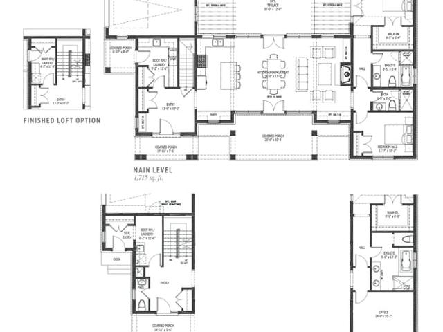 Morgan 3 BR with Loft - Elev. A, B