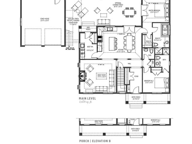 Belgian 2 BR - Elevation A, B