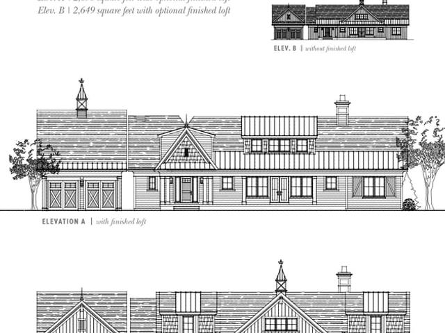Morgan 3 BR - Elevation A, B
