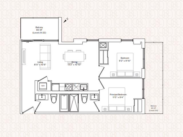 2B-F Podium - Suite 303-603