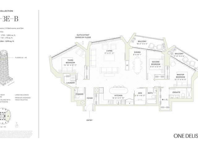 3E w/ Balcony - Suite 4304
