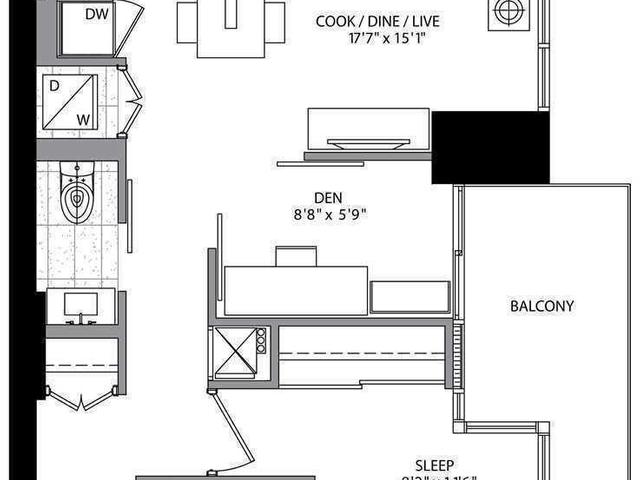 1105 - 5 St Joseph St