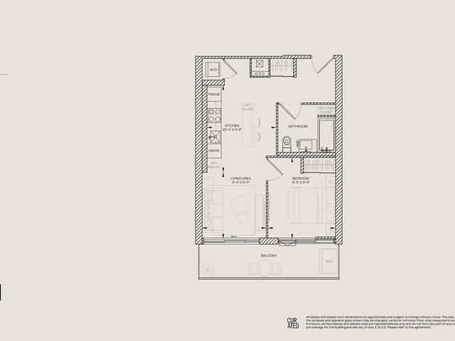 1BR 523(Balcony)