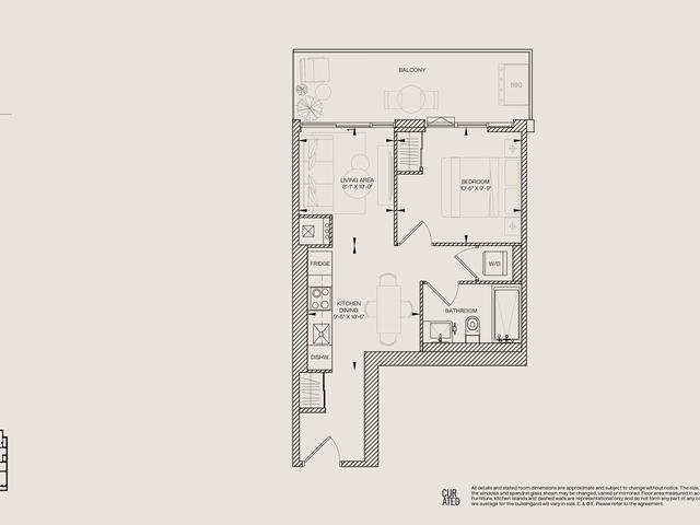 1 BR 474 (Balcony)