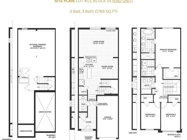 Lot 13, Block 35 End Unit
