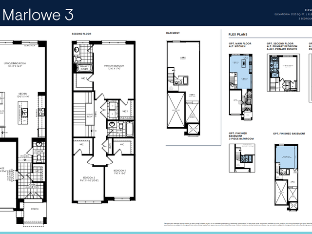 20' Marlowe 3 Elev A,B,C