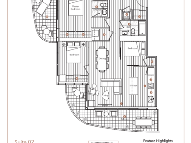 2902 & 3002 (East Tower)