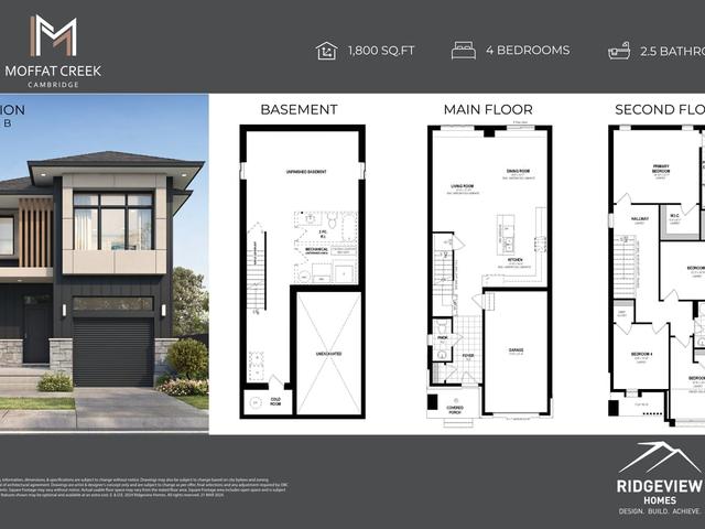 The Carnation 4 Beds - Elevation B