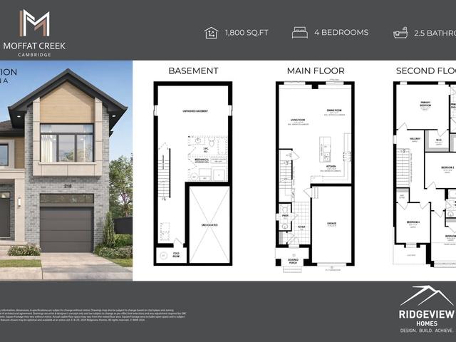 The Carnation 4 Beds - Elevation A