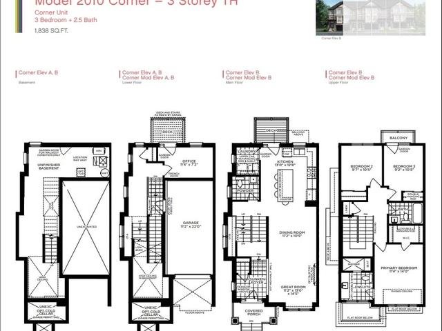 2010 Corner Unit TH (88 Brandon Cres.) Block 16 Unit 64
