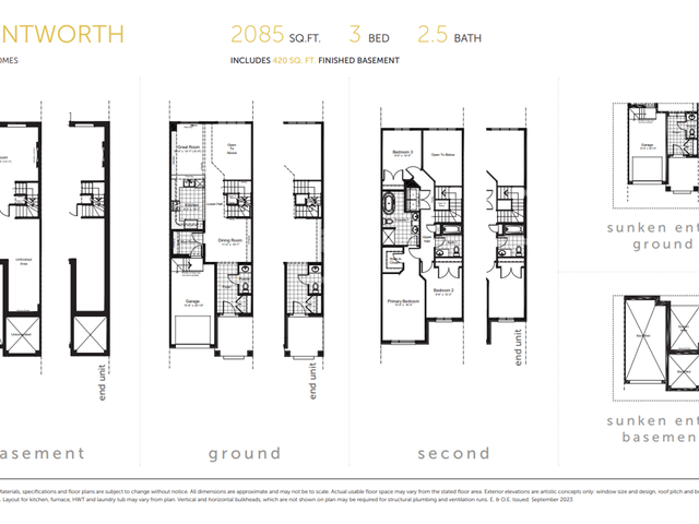 Wentworth (Three bed) - (Middle Unit)