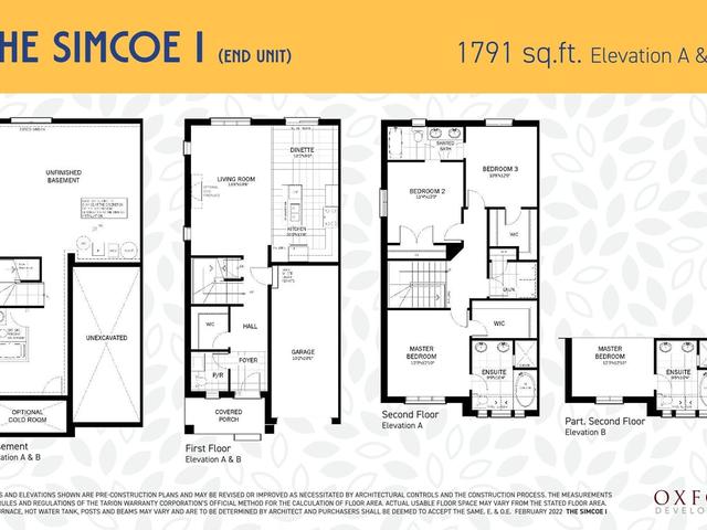 Simcoe 1 - Lot 44 Interior End (Block 8)