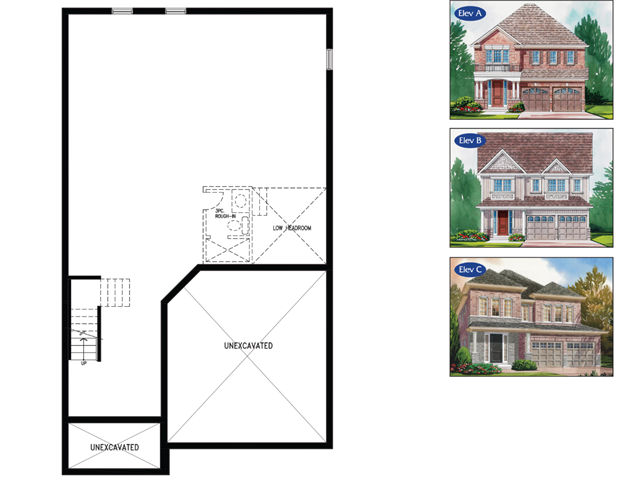 Hampton - Elev. B Plan