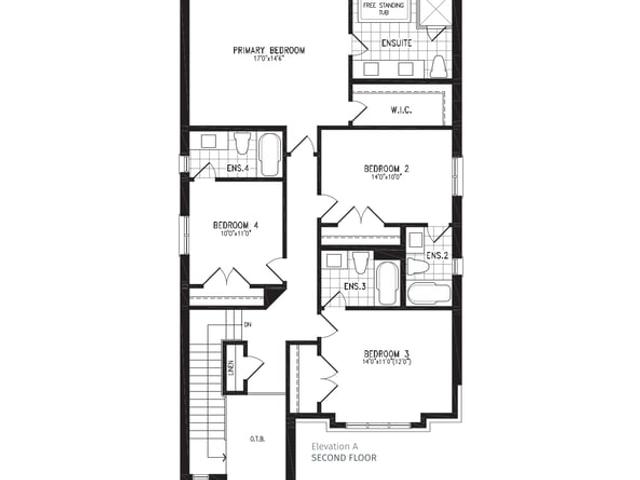 The Churchill 38' - Elev A