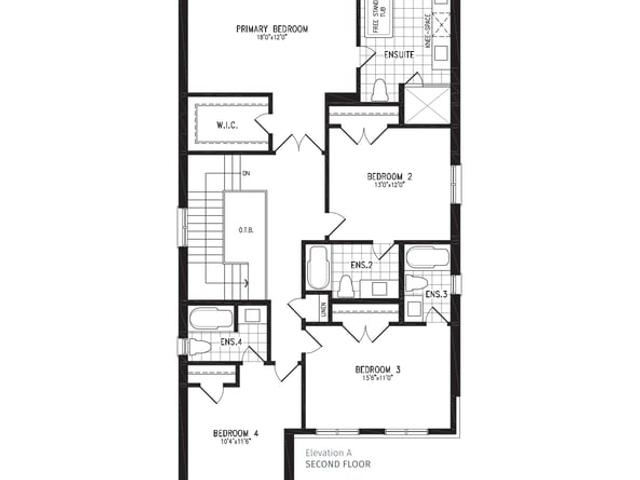 The Pimlico 38' - Elev A