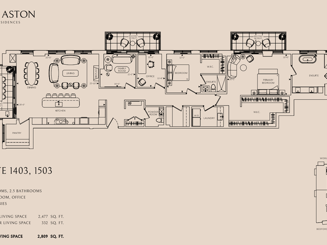 Suite 1403, 1503 Floors 14-15