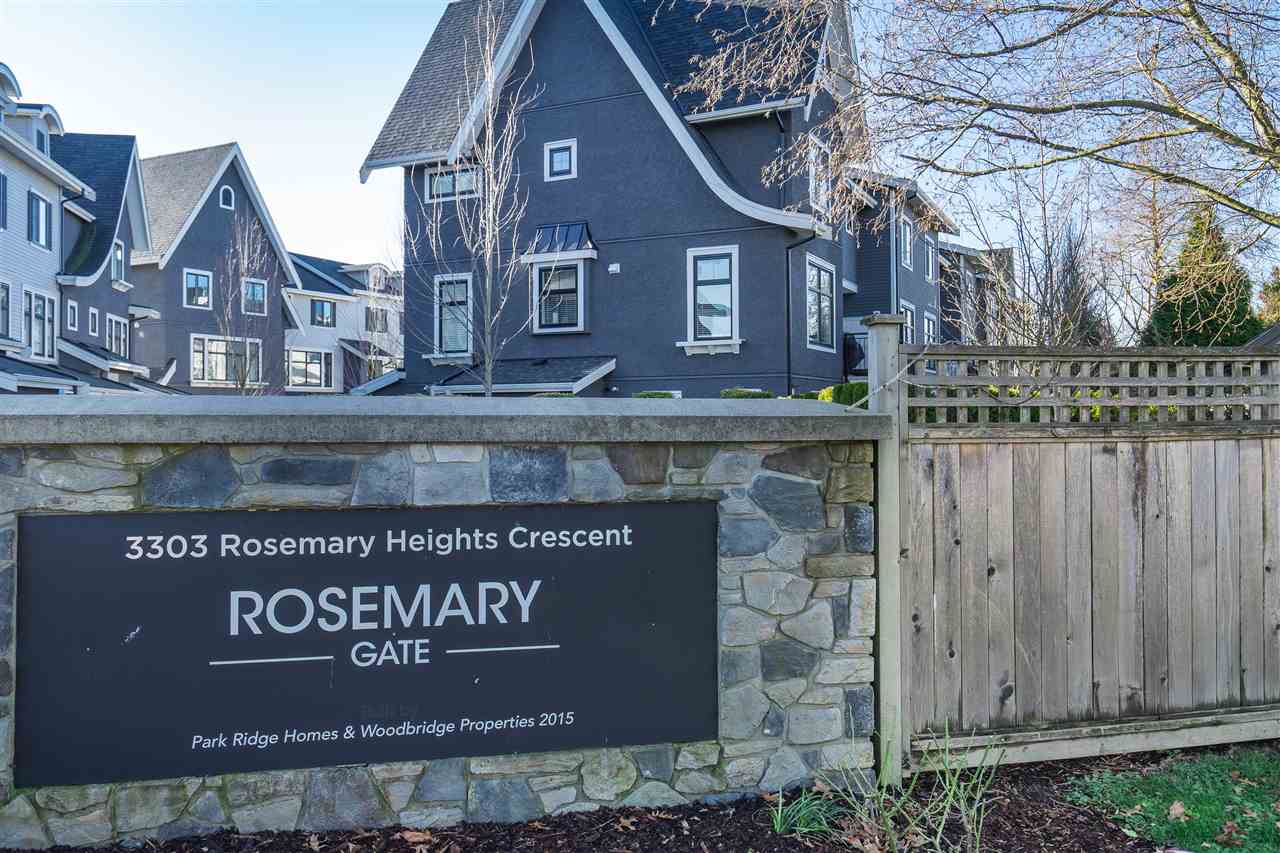 6 3303 ROSEMARY HEIGHTS CRESCENT, Surrey Sold, R2531991 Condos.ca