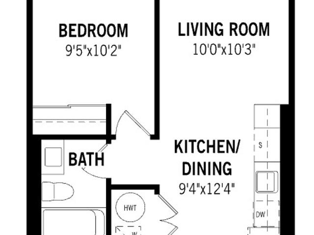 1 Bed Den 1A