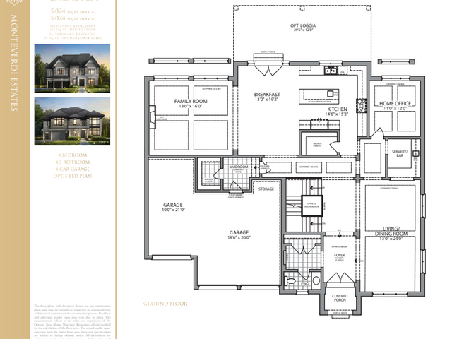 Calabria - Elevation A, B