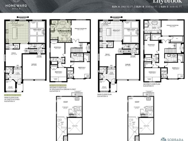 40' Lilybrook Elev. A,B,C