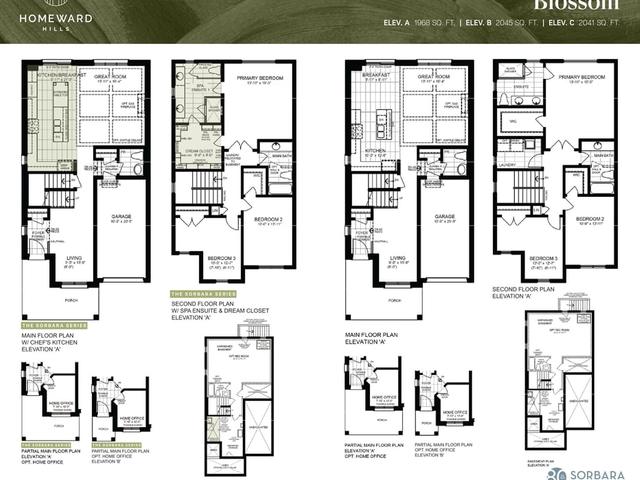 32' Blossom Elev. A,B,C