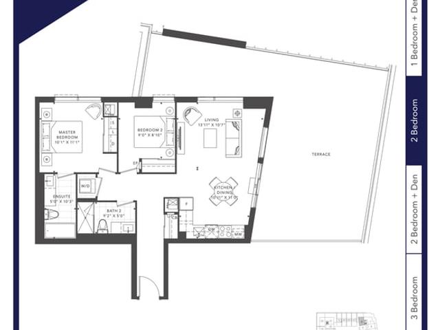 S706 - 2BD-C-T South Tower
