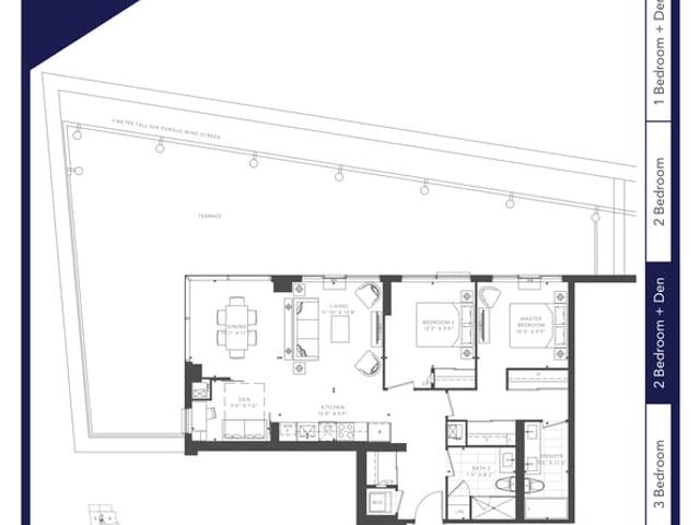 S912 - 2BD3-T-F South Tower