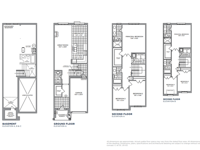 20' The Trillium Elev. A,B,C
