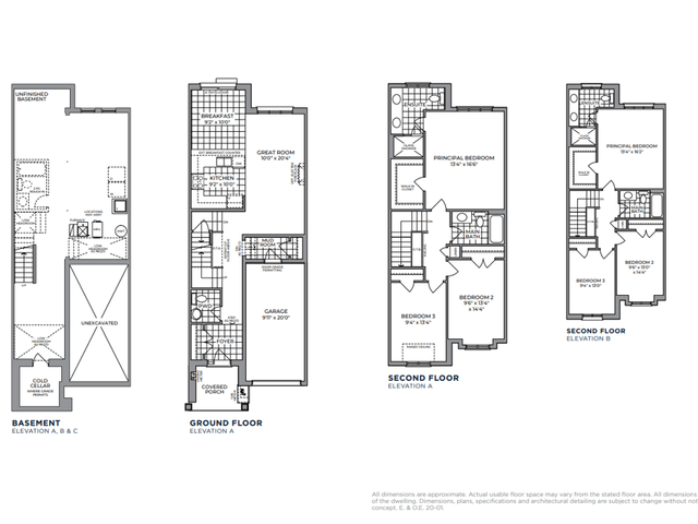 20' The Foxglove Elev. A,B,C