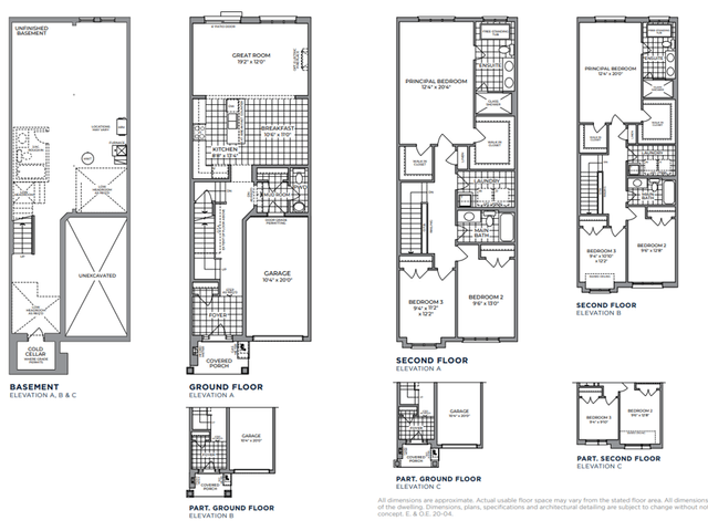 20' The Primrose Elev. A,B,C