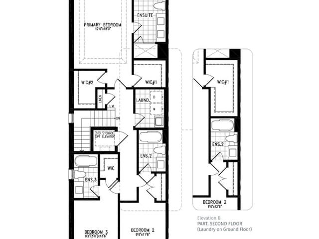 The Nashville - End - Elevation B