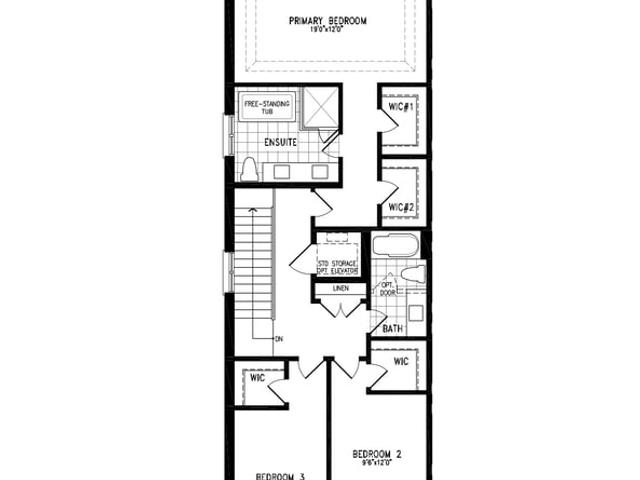 The Claireville - End - Elevation B