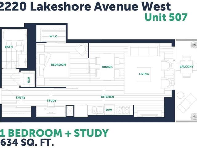 507 - 2220 Lakeshore Blvd W