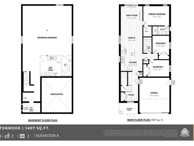 The Cottonwood - Elevation A