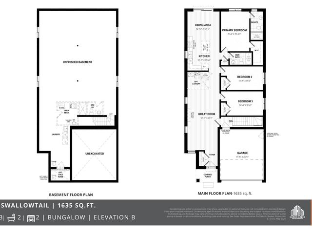 The Swallowtail - Elevation B