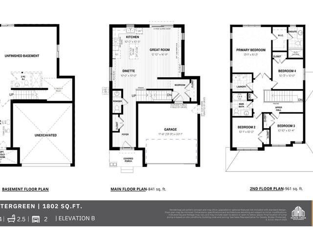 The Wintergreen - Elevation B