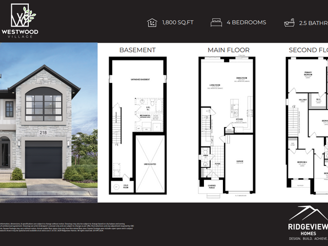 The Langdon 4 Beds - Elevation B - Phase 2