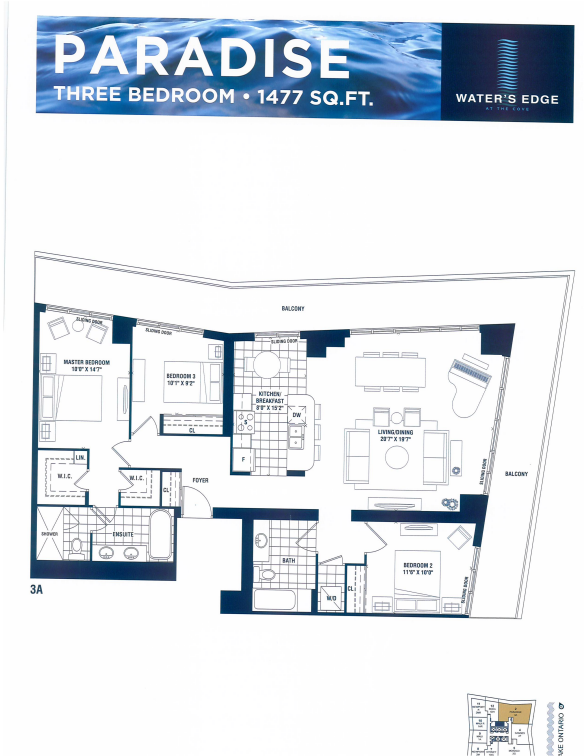 Picture of Paradise (Penthouse), Etobicoke | For Precon @ $2,584,900 | Condos.ca